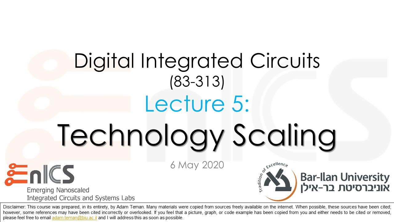 VLSI - Lecture 5a: Moore's Law