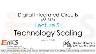 VLSI - Lecture 5a: Moore's Law