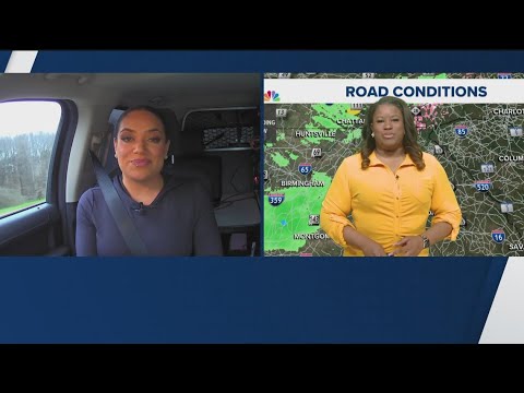 Monitoring roads in north Georgia as chance for snow flurries gets closer