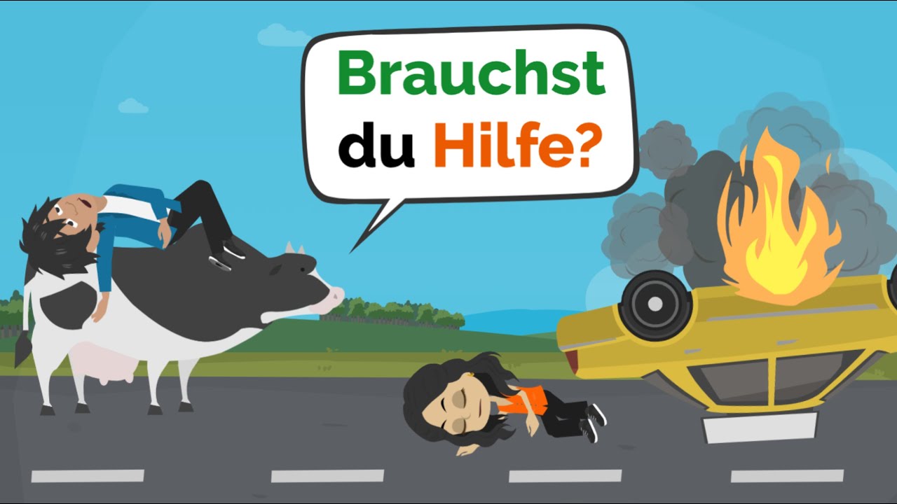 Deutsch Lernen | Nora hatte einen Autounfall...