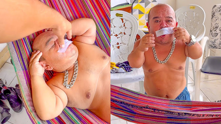 LEÔNCIO PASSA CÊRA DE DEPILAR NO BIGODE DE PILILIU ENQUANTO ELE DORMIA | PILILIU DA RESENHA