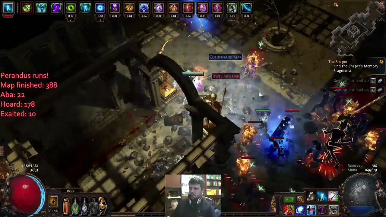 Path of exile. Perandus challenge (day 5) Tornado shot MF 95 lvl. Vault map.