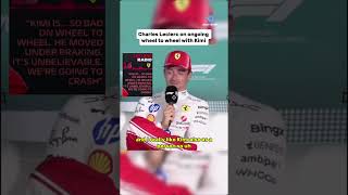 Charles Leclerc on going wheel to wheel with Kimi Antonelli #f1 #formula1