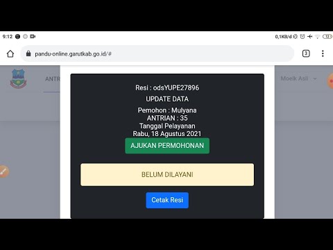 Daftar Online DISDUKCAPIL GARUT BELUM DILAYANI PART 3