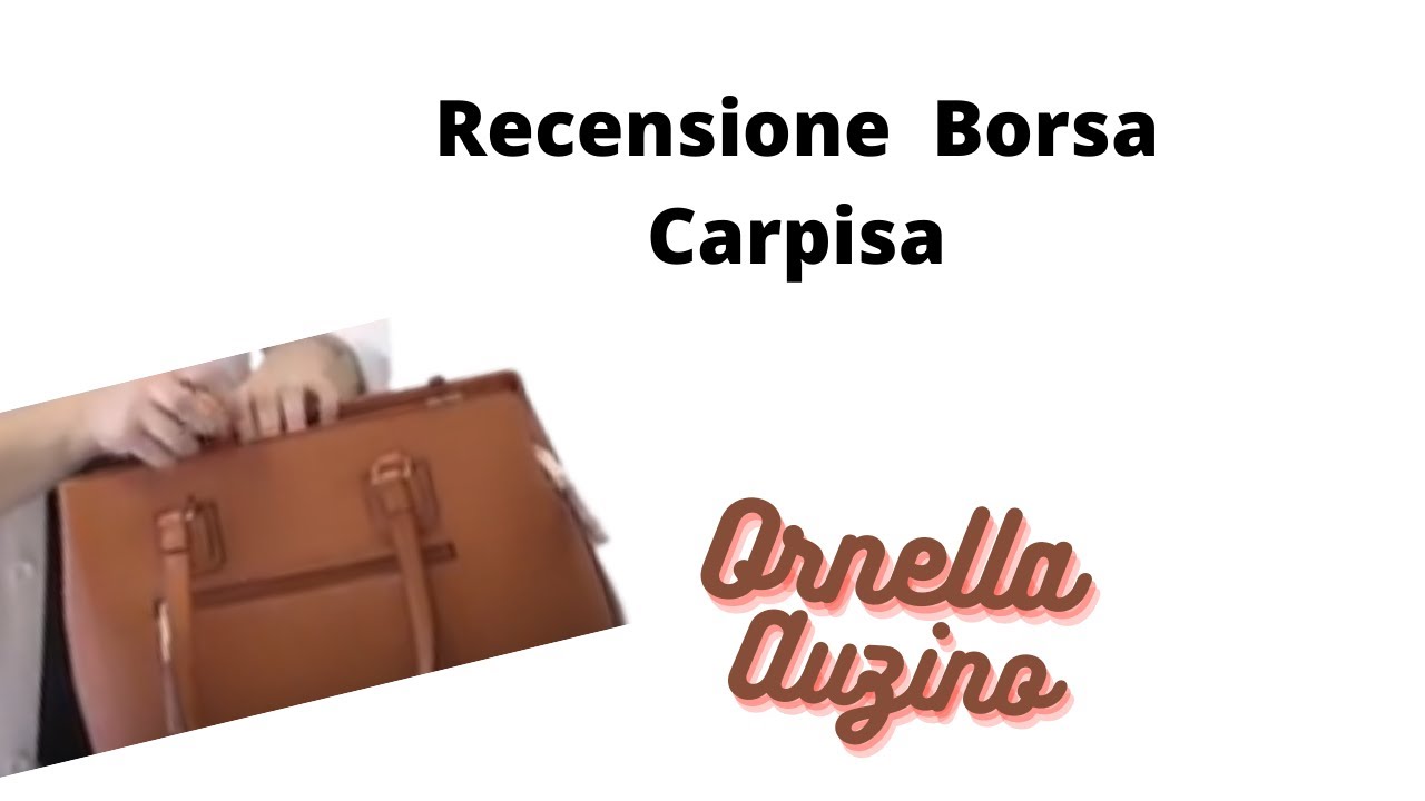 Una borsa da lavoro Carpisa? Ecco quella che ho scelto - La recensione di  Ornella Auzino - YouTube