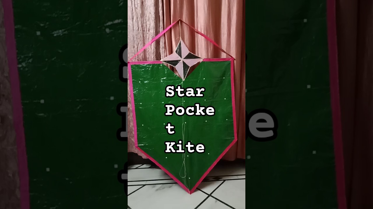 Star Pocket Gerin Colour Design Kite 5 Feet How To Make Kite