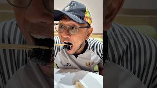 MAKAN TELUR IKAN MENTAH PAPA MALAH ⁉️ #Shorts #short