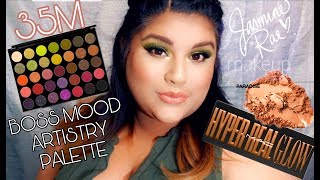 LIME GREEN EYESHADOW TUTORIAL | 35M MORPHE PALETTE| Jasmine Rae Makeup