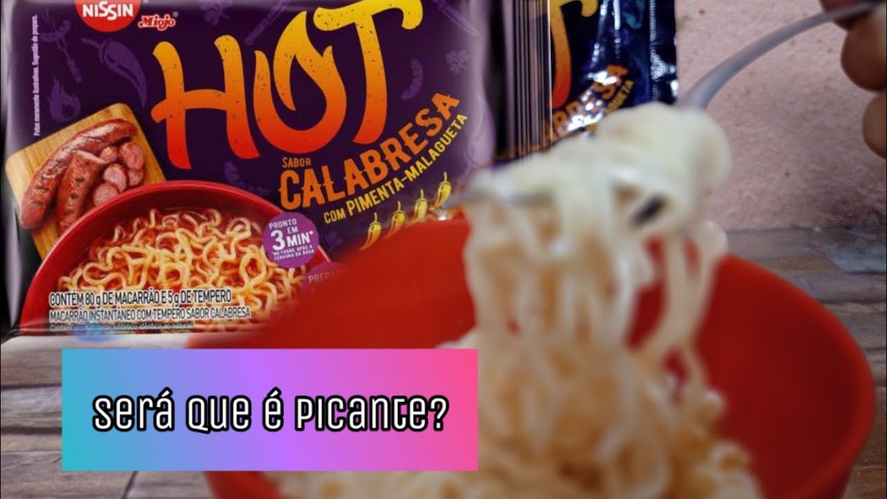 EXPERIMENTANDO MIOJO HOT DE CALABRESA