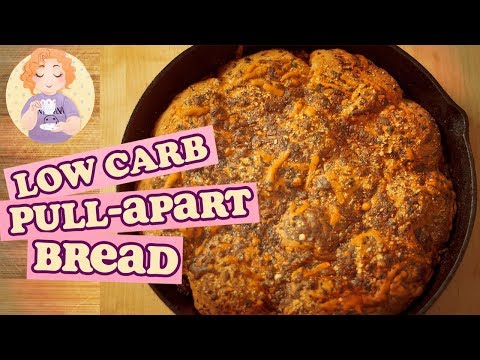 Keto Pull Apart Bread Cheese and Garlic - Low Carb Monkey Bread (real bread)