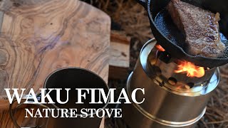 【薪ストーブ】スキレットで料理【焚き火台】 produced by waku fimac