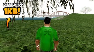 [1KB] Disable HUD [CLEO] Mod For GTA San Andreas Android | Modding Master
