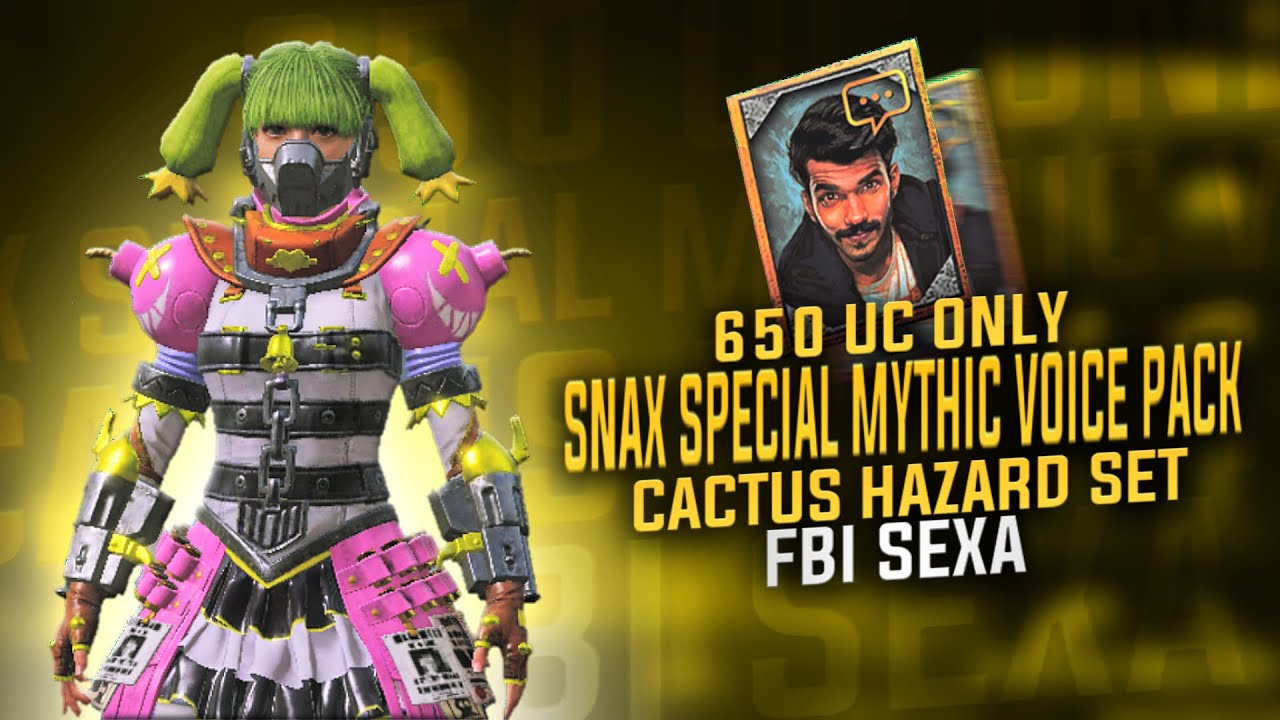 SNAX SPECIAL MYTHIC VOICE PACK ||WORLD RECORD GOT 2 MYTHIC IN 650UC ...