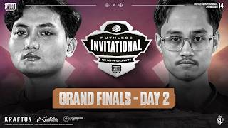 NOBAR PUBG MOBILE RUTHLESS INVITATIONAL SHOWDOWN S14 GRAND FINALS DAY 2 FT. #BTR #AE #RRQ #BOOM