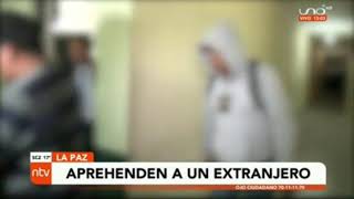 FELCC aprehende a un extranjero