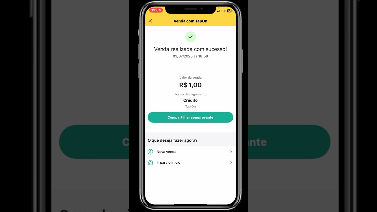 Venda sem Maquininha de Cartão em Até 12x Tap On 