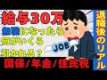 【退職前の方は必見！無職になってもお金はかかる！】月給30万円の人が無職になるとどうなる？毎月5万円の出費！社労士が支出の全体像を徹底解説！国保、住民税、国民年金どんどん引かれる、、、