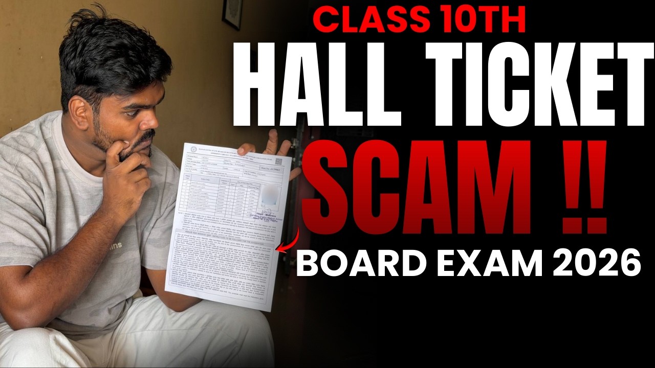 10th Students Alert ⚠️ | Hall Ticket Scam Exposed | Board Exam 2026 | Pradeep Giri Sir
