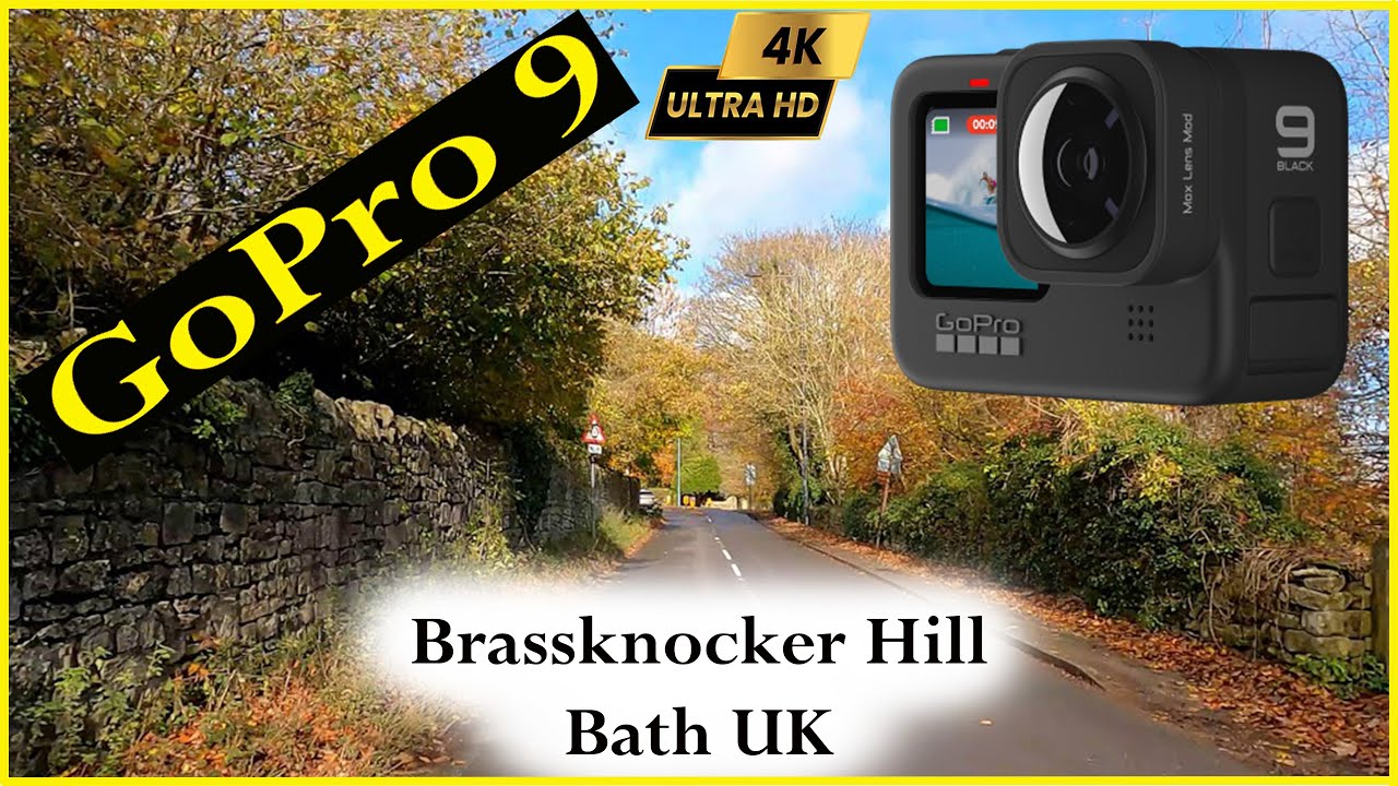 Brassknocker Hill.     "Driving through The Streets of Bath, UK".     (GoPro 9).