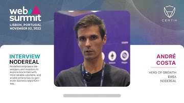 Web Summit 2022 | Interview with NodeReal | Lisbon, Portugal - CertiK