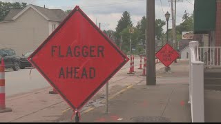 The village of Woodsfield getting safer parking and pedestrian walkways