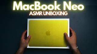MacBook Neo ASMR Unboxing | Keyboard, Trackpad &amp; Packaging Sounds