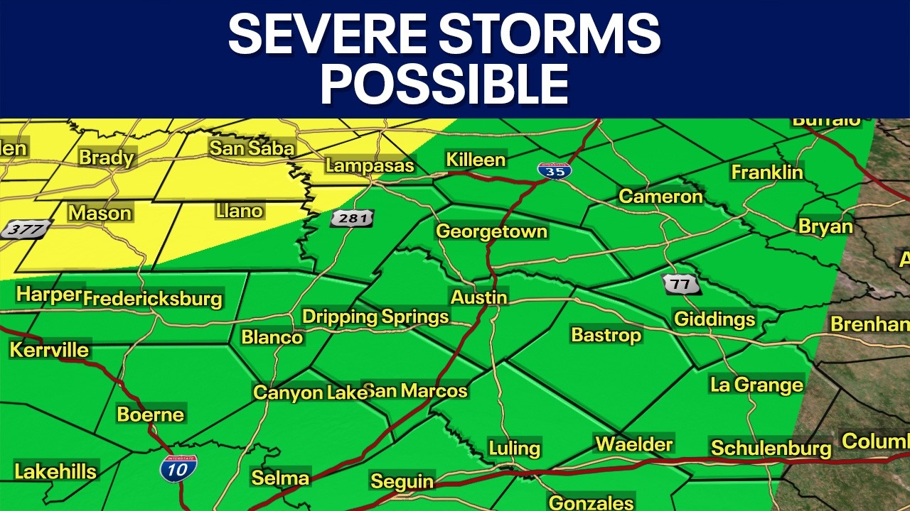 Austin weather: Severe storms possible this weekend (April 11-12, 2026 ...