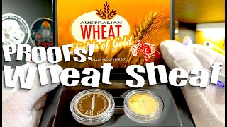 Wheat Fields of Gold proof coins set ... scarce Royal Australian Mint coin set from 2012!