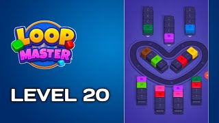 Loop Master: Color Jam Sort Level 20 Walkthrough Solution 