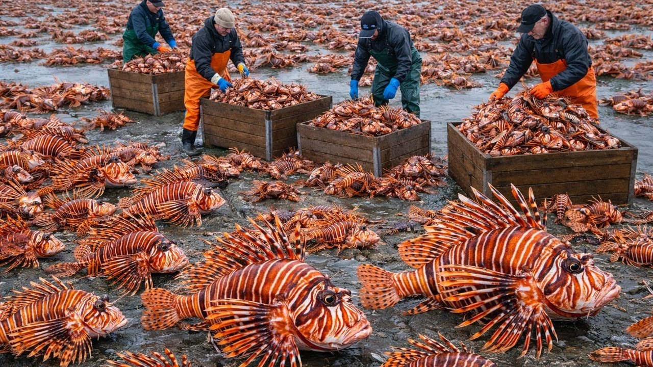 Lionfish — The Fish Mexican Fishermen Want Dead the Most. Why? | Longline Fishing Documentary