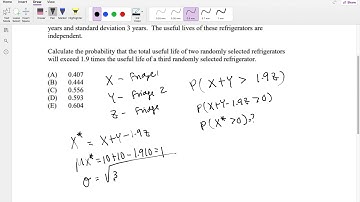 SOA Exam P Question 190 | Normal Distribution