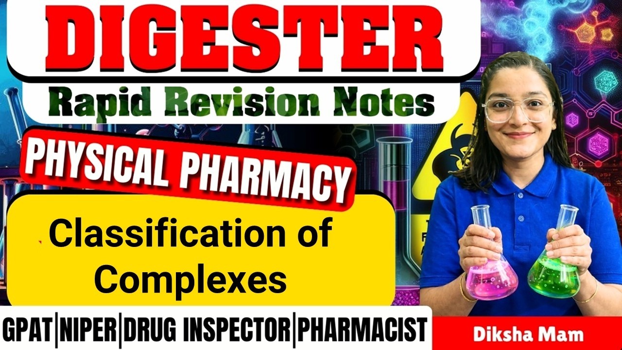 D-304 | Классификация комплексов, Физическая фармация