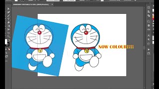 Adobe Illustrator Tutorial Draw DORAEMON Simple