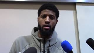 Paul George Postgame Locker Room Interview 3-16-18