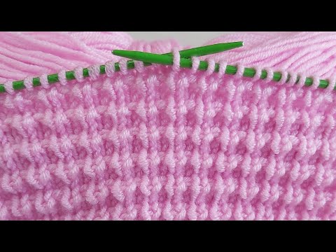 İki günde yelek örün okadar kolay 💐iki şiş örgü model anlatımı 💐crochet knitting