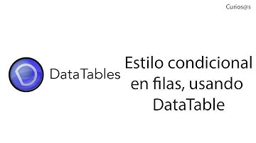 Estilo condicional de filas usando DataTables.net