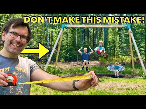 The Secret to PERFECT DIY Swing Spacing! (Swing Set Designs Included)