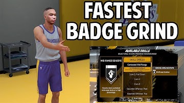 Fastest Way to get Badges NBA 2K18! Team Practices and Skill Drills! Official 2K Plug