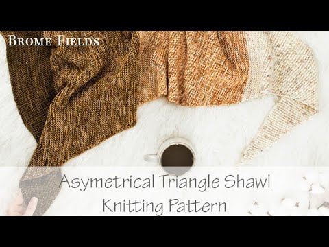 Super Simple Knitted Shawl Pattern