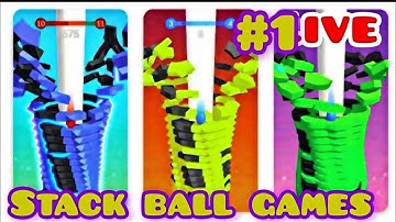 Stack Ball Gameplay 1.#stackball3dgameplay #stackballlivestream #live #stackballsolution