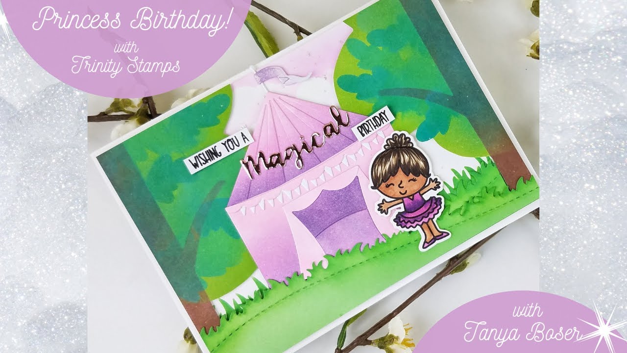 The Tent Die That Does It All/Trinity Stamps/Scene Building/Princesses & Magical Tents/ Sweet Summer