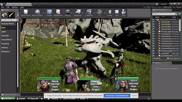 Turn Based Combat Legend of Dragoon - Unreal Engine