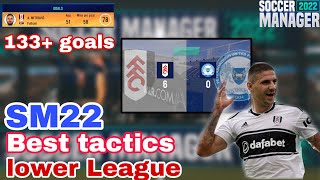 Best SM22 Tactics For Lower League Teams | Goal Machine Tactics.