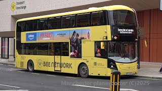 Bee Network Bus Spotting At Stockport Interchange Bus Station On The 13/02/2025