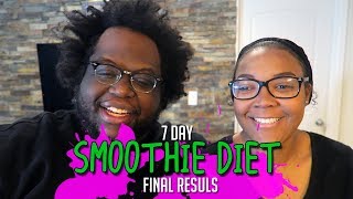 Weight Loss Journey| 7 day Smoothie Diet Plan | Final Weigh In Results