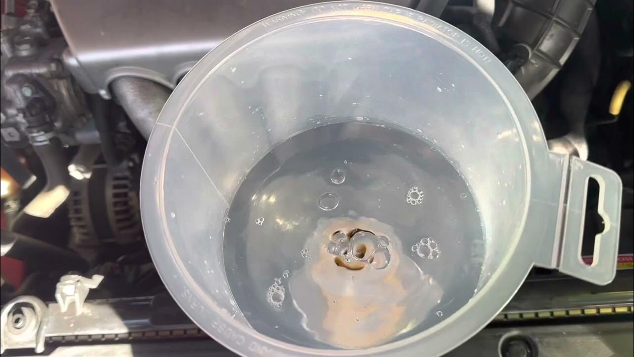 06 ACURA TSX radiator flush YouTube