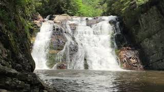 Laurel Falls at Hampton, Tennessee (July 10, 2020)