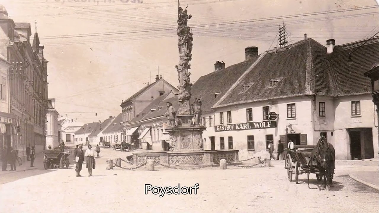 6.Teil - das östliches Weinviertel vor 100 Jahren (von Jedenspeigen bis Poysdorf) 