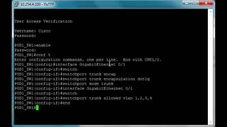 How to configure trunk interface (Cisco IOS)