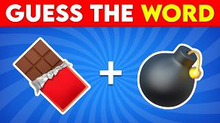 Guess The Word By Emojis? 🙄❓60 Popular Words | Emoji Challenge